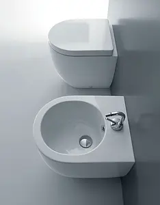 Унитаз приставной Kerasan Flo белый 311401 Унитаз приставной Kerasan Flo белый 311401, 5