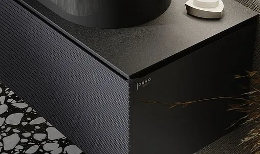 Тумба под умывальник подвесная Jorno Stone 100 антрацит Stn.01.100/P/A/JR