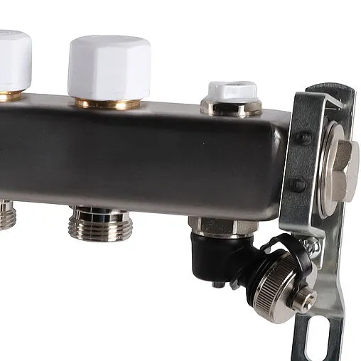 Группа коллекторная без расходомеров 12 отводов 1&quot;в/в x ¾&quot;ек Rommer RMS-3201-000012