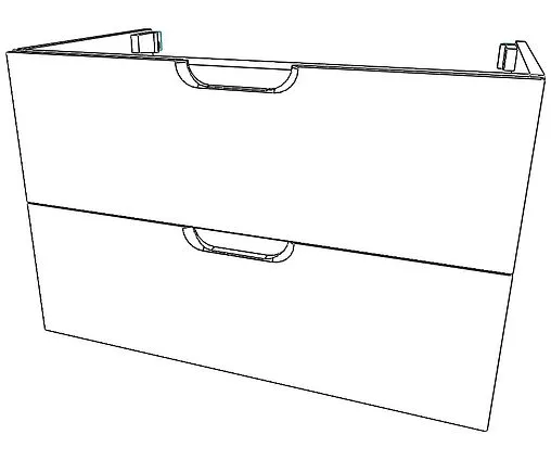 Тумба-умывальник подвесная Домино Dune 80 серый тауп DD2503T+4627173210188