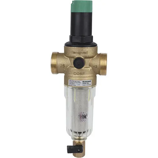 Фильтр тонкой очистки воды с редуктором давления 1"н x 1"н Honeywell-Braukmann FK06-1"ААM HWLFIN085 Фильтр тонкой очистки воды с редуктором давления 1"н x 1"н Honeywell-Braukmann FK06-1"ААM HWLFIN085