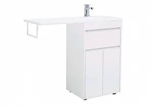 Тумба под умывальник напольная Aquanet Токио 58 белый 00237745, 4