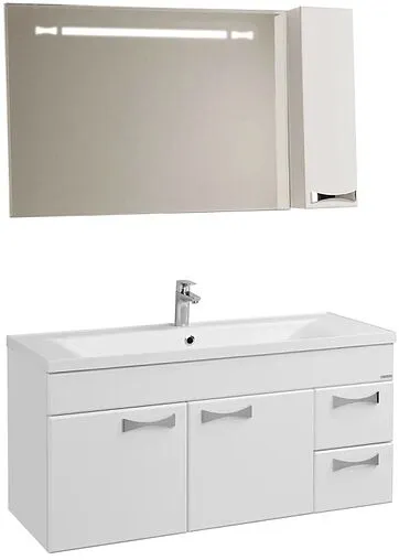 Тумба-умывальник подвесная Aquaton Диор 120 белый 1A1106K3DR010