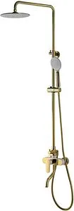 Душевая система со смесителем для ванны IDDIS Cloud жёлтое золото CLOWG00i06, 1