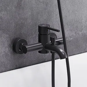 Смеситель для ванны Damixa Scandinavian Pure чёрный матовый 361000300 Смеситель для ванны Damixa Scandinavian Pure чёрный матовый 361000300, 4