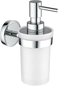 Дозатор для жидкого мыла Aquatek Европа хром/белый AQ4105CR Дозатор для жидкого мыла Aquatek Европа хром/белый AQ4105CR, 1