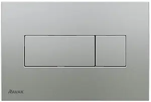 Клавиша смыва для унитаза Ravak Uni X01456 сатин Клавиша смыва для унитаза Ravak Uni X01456 сатин, 1