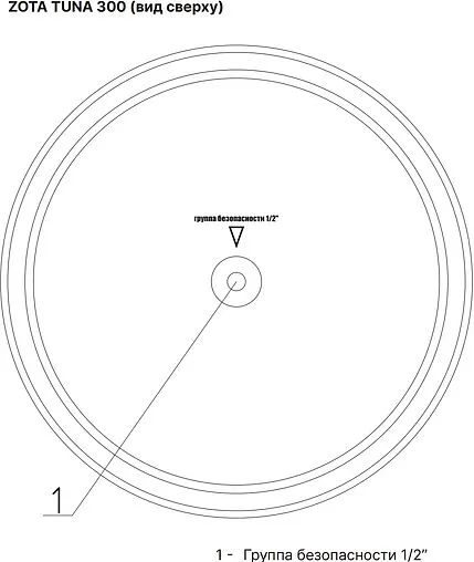Бойлер комбинированного нагрева Zota TUNA 300 (24 кВт) ZH3468421300