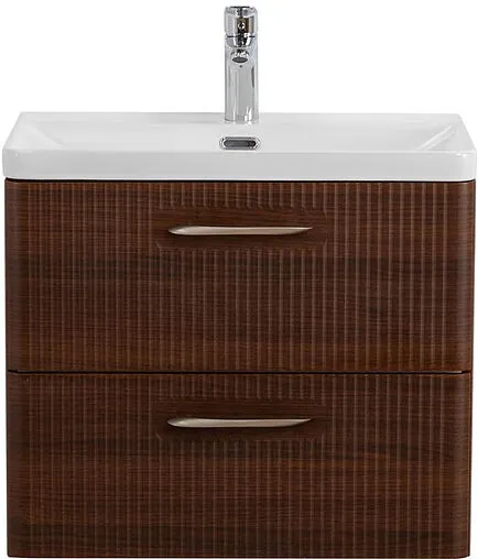 Тумба-умывальник подвесная BelBagno DUE 50 Noce DUE-500-2C-SO-NOCE-P+BB-8076-3-50