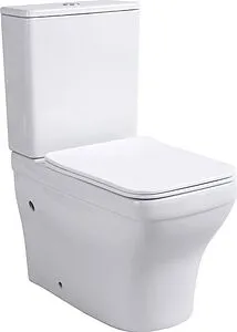 Унитаз-компакт безободковый Aquanet Elegant Rimless белый Elegant C1+Elegant C2 Унитаз-компакт безободковый Aquanet Elegant Rimless белый Elegant C1+Elegant C2, 1