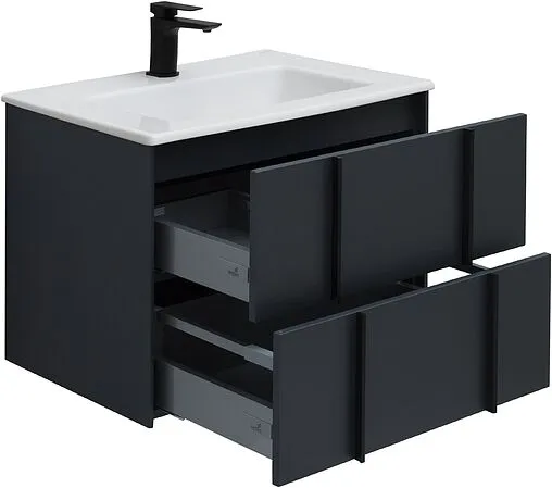 Тумба под умывальник подвесной Allen Brau Reality 70 антрацит 1.32004.AM