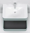 Тумба-умывальник подвесная Am.Pm Sensation 80 мятный M30FHX0802GG+M30WPC0801WG