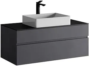 Тумба под умывальник подвесная Raval Decent 100 антрацит Dec.01.100/A/RL, 1