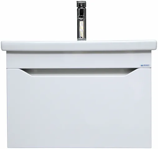 Тумба под умывальник подвесной Айсберг Como 60 белый DA5910T