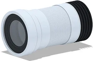 Гофра для унитаза Ани Пласт 340-870мм K728R Гофра для унитаза Ани Пласт 340-870мм K728R, 1