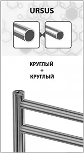 Полотенцесушитель водяной лесенка Lemark Ursus П7 500x600 черный матовый LM72607BL Полотенцесушитель водяной лесенка Lemark Ursus П7 500x600 черный матовый LM72607BL, 4