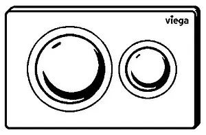 Клавиша смыва для унитаза Viega Prevista Visign for Style 20 8610.1 773793 альпийский белый Клавиша смыва для унитаза Viega Prevista Visign for Style 20 8610.1 773793 альпийский белый, 3