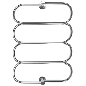 Полотенцесушитель электрический лесенка Energy Aura 800х600 полированная сталь, 1