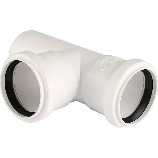 Тройник внутренний бесшумный D=50x50мм Угол 87° Rehau Raupiano Plus 11212541001
