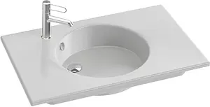 Раковина Jacob Delafon Odeon Rive Gauche 80 белый EXAW112-Z-00, 1