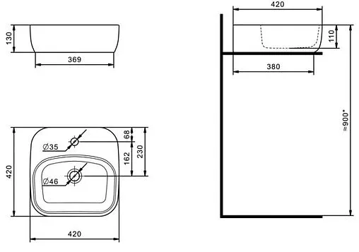 Тумба-умывальник подвесная Aquaton Лофт Урбан 100 графит/орегон 1A2477K4LQX60