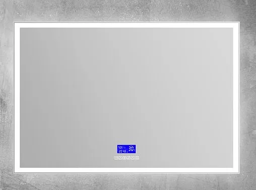 Зеркало с подсветкой BelBagno 120x80 bluetooth, цифровой термометр, радио SPC-GRT-1200-800-LED-TCH-RAD