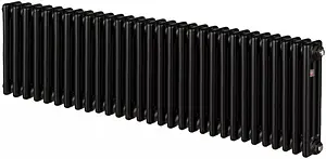 Радиатор стальной трубчатый Zehnder Charleston 3057/32 1270 ¾&quot; Ral 9217 Traffic Black (matt), 1