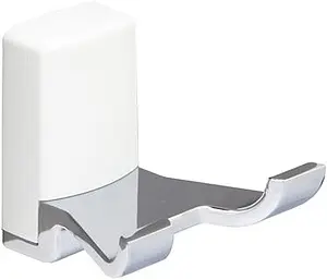 Крючок двойной Wasserkraft Leine хром/белый 5023WHITE Крючок двойной Wasserkraft Leine хром/белый 5023WHITE, 1