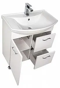 Тумба-умывальник напольная Aquanet Моника 75 белый 00186770+00185345 Тумба-умывальник напольная Aquanet Моника 75 белый 00186770+00185345, 5