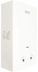 Водонагреватель проточный газовый Lenz Technic 10L White LT10LW, 2
