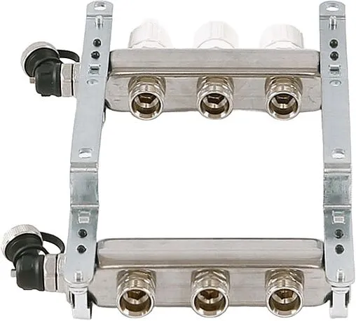 Группа коллекторная распределительная 3 отвода 1&quot;в/в x ¾&quot;ек Uni-fitt 451I4303