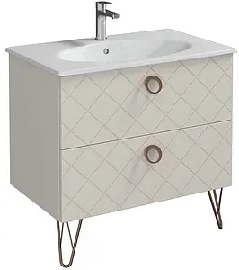 Тумба-умывальник напольная ISVEA Rosa 80 слоновая кость 21RAS023080I+10SX50080SV Тумба-умывальник напольная ISVEA Rosa 80 слоновая кость 21RAS023080I+10SX50080SV, 5