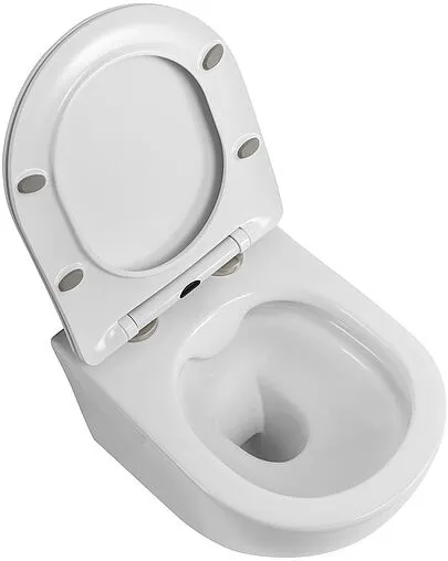 Унитаз подвесной безободковый BelBagno Uno белый BB7006CHR/SC Унитаз подвесной безободковый BelBagno Uno белый BB7006CHR/SC