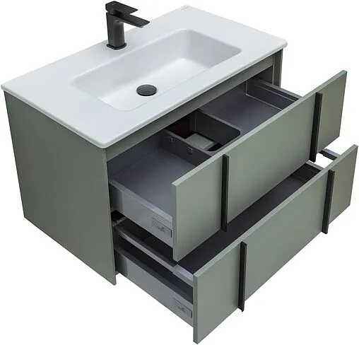 Тумба-умывальник подвесной Allen Brau Reality 80 олива 1.32005.CGM+