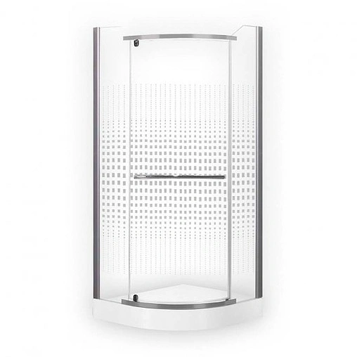 Душевое ограждение 800x800мм прозрачное/матовое стекло Roltechnik Austin AUSTIN/800 N0128