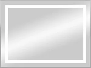 Зеркало с подсветкой Continent Торрес Люкс 60x80 белый ЗЛП158, 1