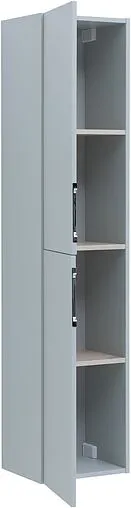 Шкаф-пенал подвесной Aquanet Алвита New 35 серый 00277560