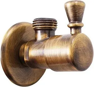 Кран шаровый угловой ½"н x ½"н бронза Rav Slezak ROH001SM Кран шаровый угловой ½"н x ½"н бронза Rav Slezak ROH001SM, 1