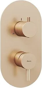Смеситель для душа скрытого монтажа Ravak Espirit розовое золото X070357, 1