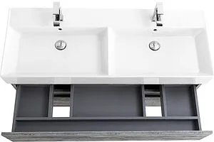 Тумба под умывальник подвесная Cezares Molveno 46 120 Legno Grigio MOLVENO 46-120-2C-SO-2-LG Тумба под умывальник подвесная Cezares Molveno 46 120 Legno Grigio MOLVENO 46-120-2C-SO-2-LG, 5