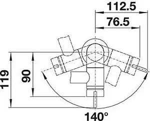 Смеситель для кухни Blanco Seda хром 519062, 2