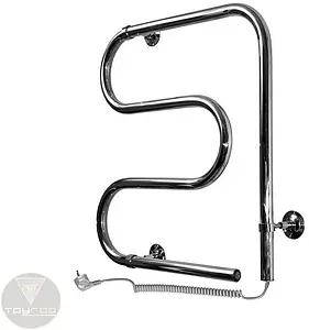 Полотенцесушитель электрический М-образный Тругор ПЭК4 60х60 полированная сталь Полотенцесушитель электрический М-образный Тругор ПЭК4 60х60 полированная сталь, 2