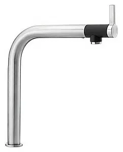 Смеситель для кухни Blanco Vonda нержавеющая сталь/чёрный 518435, 1