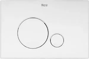 Клавиша смыва для унитаза Roca One Luna ZRU9307693 белый глянцевый Клавиша смыва для унитаза Roca One Luna ZRU9307693 белый глянцевый, 1