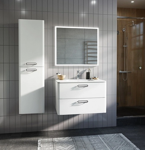 Тумба под умывальник подвесная IDDIS Brick 60 белый BRI60W0i95