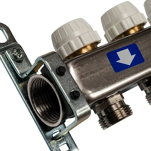 Группа коллекторная без расходомеров 2 отвода 1&quot;в/в x ¾&quot;ек Stout SMS-0932-000002
