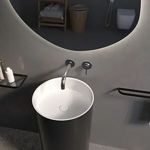 Смеситель для раковины из стены WHITECROSS Y chrome хром Y1215CR, 4