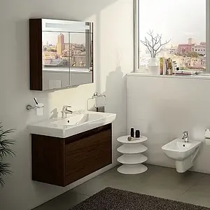Раковина VitrA S20 85 белый 5523B003-0001 Раковина VitrA S20 85 белый 5523B003-0001, 4