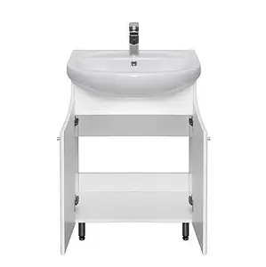 Тумба-умывальник напольная Aquaton Минима H 65 белый 1A1042K1MN010 Тумба-умывальник напольная Aquaton Минима H 65 белый 1A1042K1MN010, 4