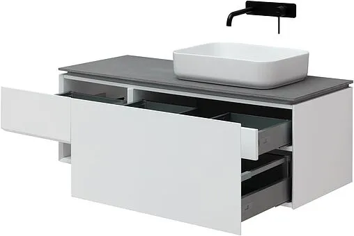 Тумба под умывальник подвесной Allen Brau Infinity 120 R белый 1.21008.WM